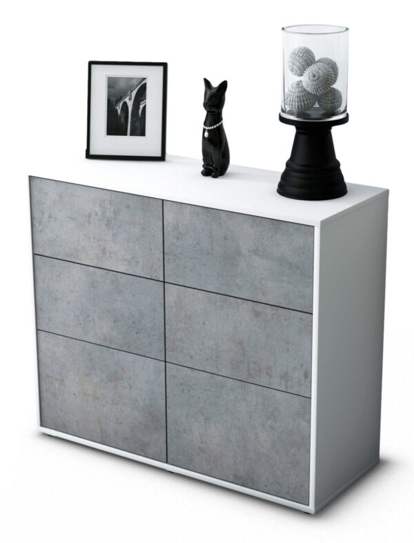 Sideboard Dalida, Beton (92x79x35cm)
