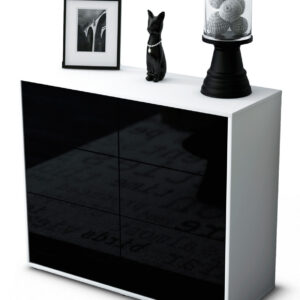 Sideboard Dalida, Schwarz (92x79x35cm)