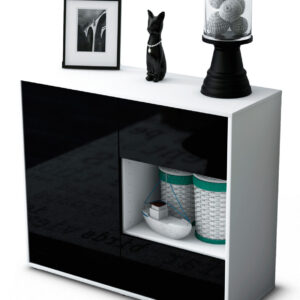 Sideboard Danica, Schwarz (92x79x35cm)