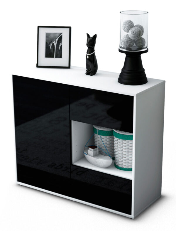 Sideboard Danica, Schwarz (92x79x35cm)