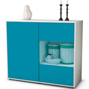 Sideboard Danica, Türkis (92x79x35cm)