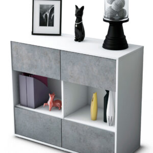 Sideboard Daniela, Beton (92x79x35cm)