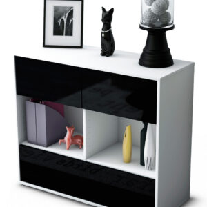Sideboard Daniela, Schwarz (92x79x35cm)