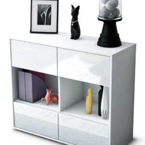 Sideboard Daniela, Weiß (92x79x35cm)