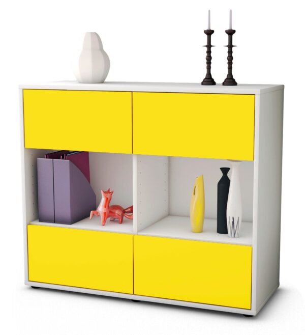 Sideboard Daniela, Gelb (92x79x35cm)