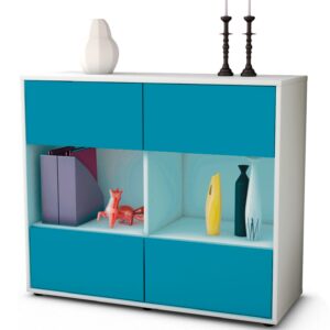 Sideboard Daniela, Türkis (92x79x35cm)