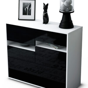 Sideboard Daria, Schwarz (92x79x35cm)