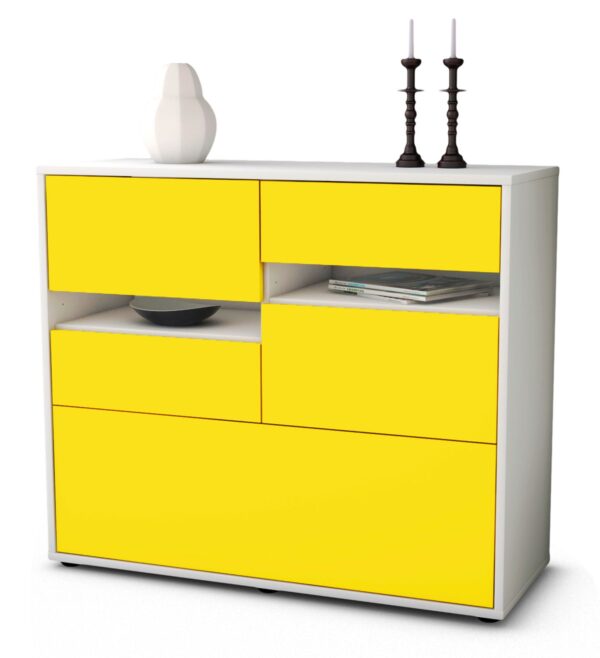Sideboard Daria, Gelb (92x79x35cm)