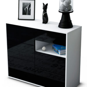 Sideboard Dariella, Schwarz (92x79x35cm)
