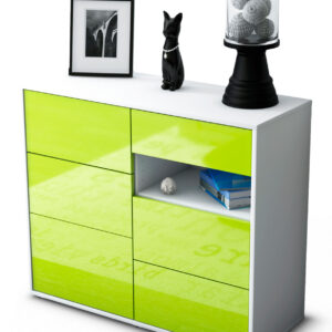Sideboard Dariella, Grün (92x79x35cm)