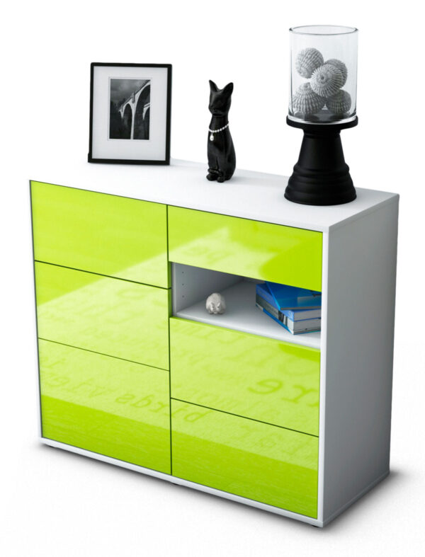 Sideboard Dariella, Grün (92x79x35cm)