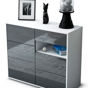 Sideboard Dariella, Grau (92x79x35cm)