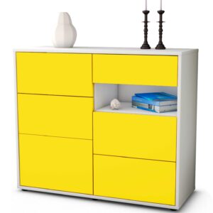 Sideboard Dariella, Gelb (92x79x35cm)