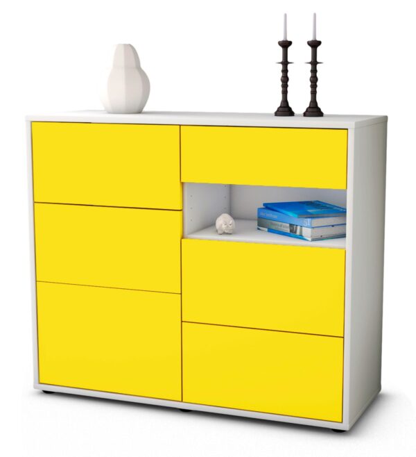 Sideboard Dariella, Gelb (92x79x35cm)