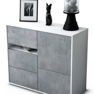 Sideboard Davina, Beton (92x79x35cm)