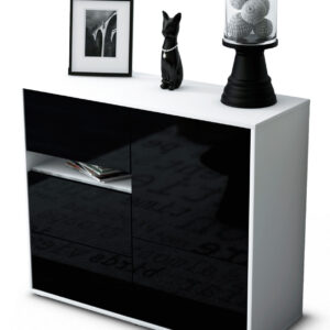 Sideboard Davina, Schwarz (92x79x35cm)