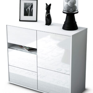 Sideboard Davina, Weiß (92x79x35cm)