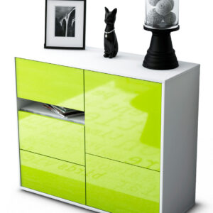 Sideboard Davina, Grün (92x79x35cm)