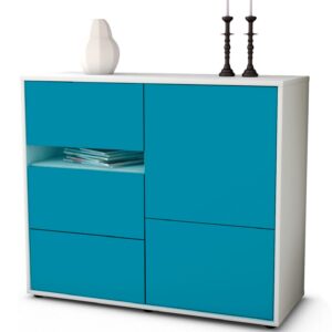 Sideboard Davina, Türkis (92x79x35cm)