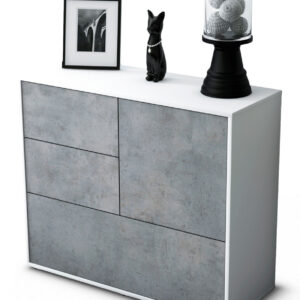 Sideboard Deanna, Beton (92x79x35cm)
