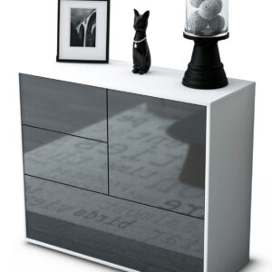 Sideboard Deanna, Grau (92x79x35cm)