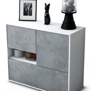 Sideboard Debora, Beton (92x79x35cm)