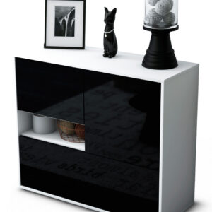 Sideboard Debora, Schwarz (92x79x35cm)