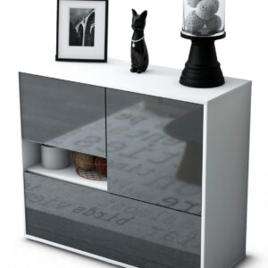 Sideboard Debora, Grau (92x79x35cm)