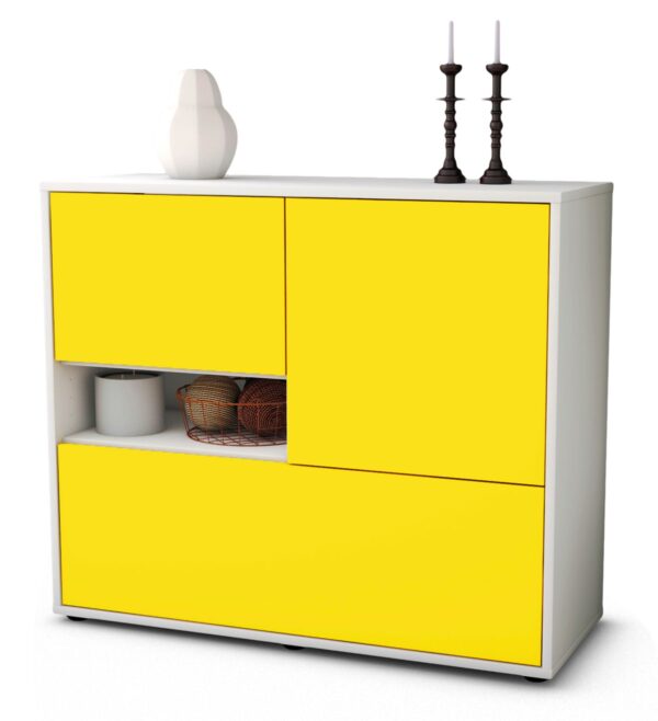 Sideboard Debora, Gelb (92x79x35cm)