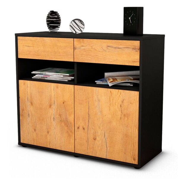 Sideboard Bruna, Eiche (92x79x35cm)