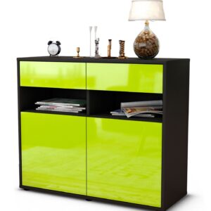 Sideboard Bruna, Grün (92x79x35cm)