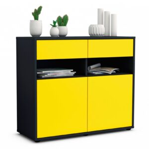 Sideboard Bruna, Gelb (92x79x35cm)