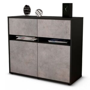 Sideboard Brunilde, Beton (92x79x35cm)