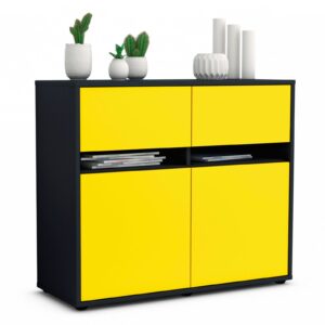 Sideboard Brunilde, Gelb (92x79x35cm)