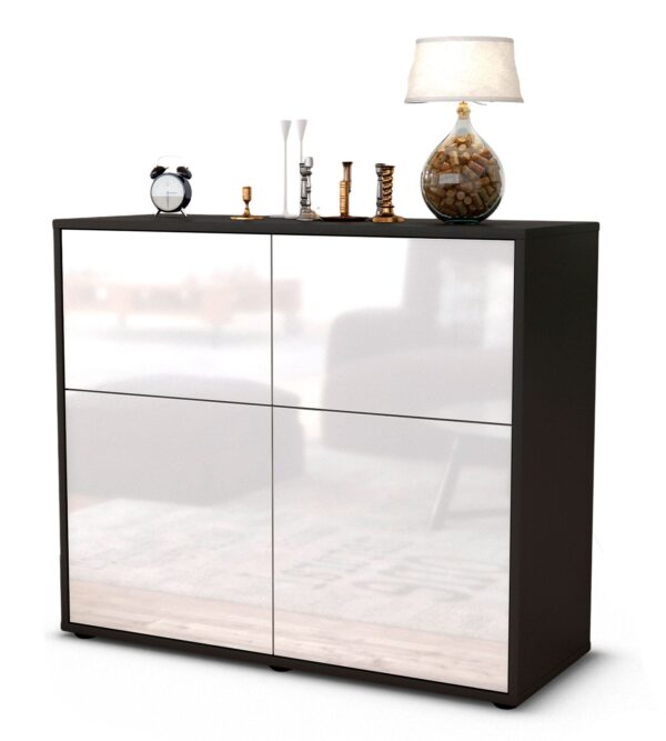 Sideboard Calliope, Weiß (92x79x35cm)