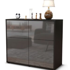 Sideboard Calliope, Grau (92x79x35cm)