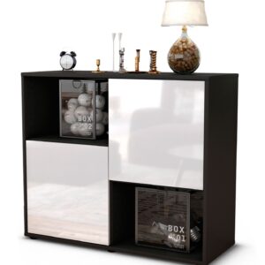 Sideboard Caralina, Weiß (92x79x35cm)