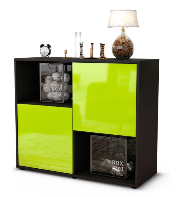Sideboard Caralina, Grün (92x79x35cm)