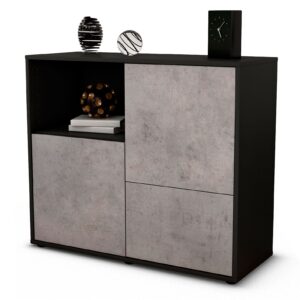 Sideboard Carina, Beton (92x79x35cm)