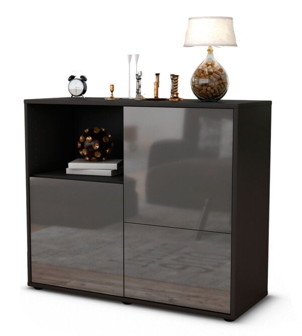 Sideboard Carina, Grau (92x79x35cm)