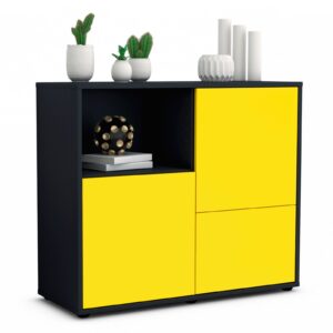 Sideboard Carina, Gelb (92x79x35cm)