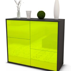 Sideboard Carla, Grün (92x79x35cm)