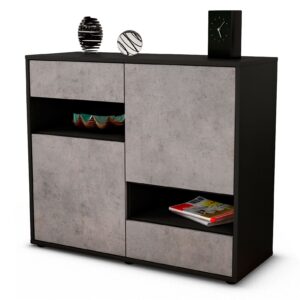Sideboard Carmelina, Beton (92x79x35cm)