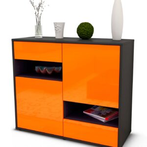 Sideboard Carmelina, Orange (92x79x35cm)