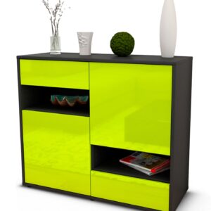 Sideboard Carmelina, Grün (92x79x35cm)