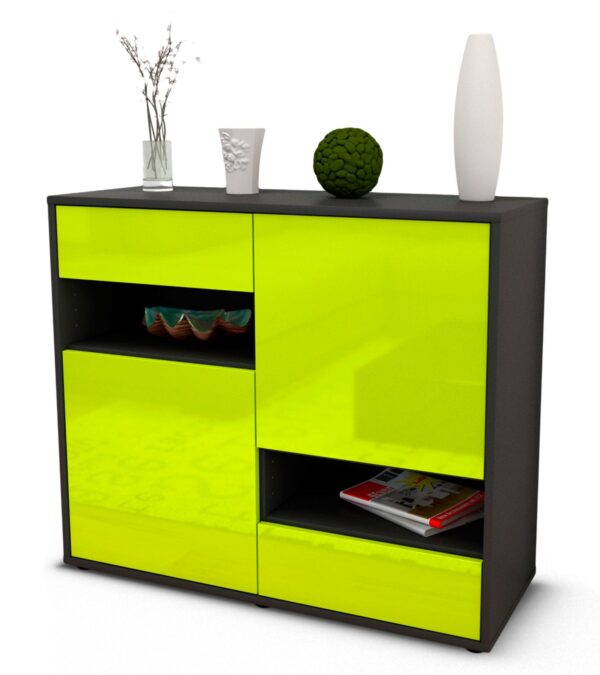 Sideboard Carmelina, Grün (92x79x35cm)