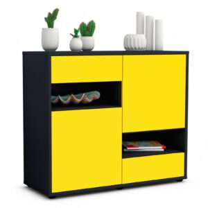 Sideboard Carmelina, Gelb (92x79x35cm)