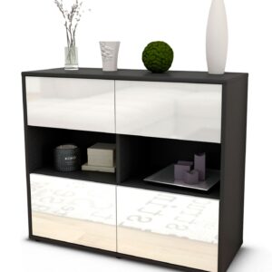 Sideboard Carmen, Weiß (92x79x35cm)