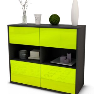 Sideboard Carmen, Grün (92x79x35cm)