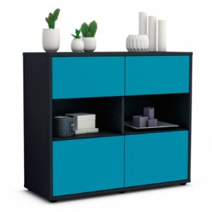 Sideboard Carmen, Türkis (92x79x35cm)